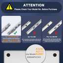 MOSISO Compatible with MacBook Air 13 inch Case 2025 2024 2023 2022 M4 A3240 M3 A3113 M2 A2681, Plastic Hard Shell&Keyboard Cover&Screen Film&Type C for MacBook Air 13.6 inch Case, Red