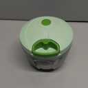 Ourokhome Manual Food Processor Vegetable Chopper, Portable Hand Pull String Garlic Mincer Onion Cutter for Veggies, Ginger, Fruits, Nuts, Herbs, etc., 650ml, Green