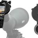 FANAUE Telescope Phone Adapter, Spotting Scope Smartphone Phone Mount for Binoculars Monocular Microscope, Magnetic Cell Phone Digiscoping Holder for Camera Photography