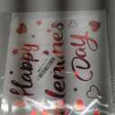 Totelux 6Pcs Red Valentine's Day Balloon Stickers with Heart Design for DIY Decorations