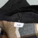 YOUNGER STAR Toddler Kids Boys Girls Flannel Hooded Plaid Shirt Button Baby Red Clothes (2-3T, Khaki Hooded Coat)