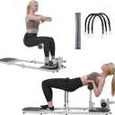 Hip Thrust Machine with High Resistance - Deep Squat Machine for Women, Adjustable Glutes Trainer Machine, Multipurpose Glute Bench for Glutes Workout Machine for Home Gym