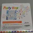 Jenlion Blue Bow Birthday Decorations - Coquette Party Supplies Serve 12 with Plates, Tablecloth, Foil Curtains, Photo Props, Cake Topper & Balloon Arch for Girls Baby Shower