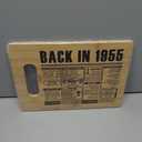 70th Birthday Gifts for Women Men,70 Year Old Birthday Gifts Woman Man,70 Years Gifts for Dad Mom Grandparents Wedding Anniversary,Back In 1956 70s Birthday Decorations Engraved Bamboo Cutting Board