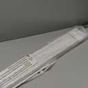 UNISHADES Blinds for Indoor Windows 1" Vinyl L-Shaped Slats Cordless Mini Blinds for Home, 35" W × 64" H - White