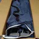 LOOBANI Foldable Dog Playpen with Cover: 1 Min Setup Pet Puppy Playpen Indoor, Sturdy Reinforced Steel/Iron Frame Dog Fence, Portable Whelping Box for Home Dog Cat Rabbit-43.3"x43.3"x27.1"Patented (Blue)