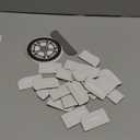 12Pcs Race Car Centerpieces for Tables, Racing Car Birthday Party Decorations Wheel Tire Centerpieces Decor, Double-Sided Tire Decorations for Car Themed Birthday Party Supplies