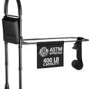 Medical king Bed Rails for Elderly Adults Safety Bed Assist Rails for Seniors with Adjustable Heights ASTM Approved Easy to get in or Out of Bed with Floor Support