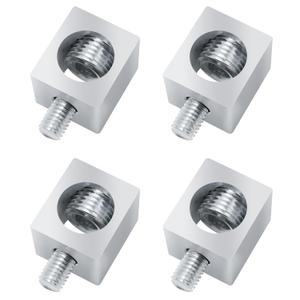 4 Pieces 250 MCM Circuit Breaker Ground Lugs, Aluminum Neutral Lug Kit for Electrical Connections, Grounding Lugs (250 MCM, 4)