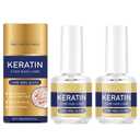 2pcs Keratin Nail Care Oil,Moisturizing Treatment for Strong, Glossy Nails,Aloe Vera & Lavender Cuticle Oil,Repairs Dry, Weak Nails