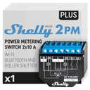 Shelly Plus 2PM | WiFi & Bluetooth 2 Channels Smart Relay Switch with Power Metering | Home Automation | Roller Shutters | Remote Control | Alexa & Google Home | iOS Android App