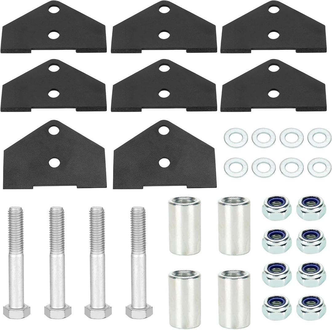2" Full Leveling Lift Kit Compatible with 2012-2014 Polaris Ranger RZR 4 800, 2 inch Front & Rear Leveling Lift Brackets w/Hardware Kit Fit 2008-2014 Ranger RZR 800