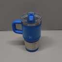 STANLEY Quencher ProTour Flip Straw Tumbler with Leakproof Lid | Built-In Straw & Handle | Cupholder Compatible for Travel | Insulated Stainless Steel Cup | BPA-Free (20 Ounces, Azure Fade)