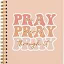hold fizz Pink Spiral Bible Journal Notebook, Scripture Prayer Journal Christian Gifts for Women Church Notes, Bible Study Supplies Journaling Notebook, Spiral Notebook 5.5 x 8.3