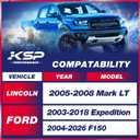 KSP 2in Level Kits for F150 2004-2026,2" Front Leveling Lift Kits Compatible with Expedition 03-18,Mark LT 2005-2008, Aluminum Forged Strut Spacers Raise the Truck 2inchPackage of 2pcs