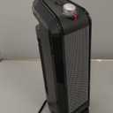 Lasko Oscillating Ceramic Tower Space Heater for Home with Overheat Protection, Adjustable Thermostat, and 2 Speeds, 15.7 Inches, Black, 1500W, CT16450