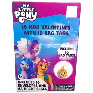 Valentine’s Day My Little Pony 16 Mini Valentines With 16 Bag Tags 2-Pack