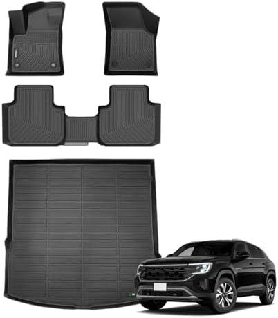 ANBINGO® Floor Mats & Cargo Liner for VW Atlas Cross Sport 2020-2026
SE/SEL/SEL R-Line/SEL Premium R-Line, Atlas Cross Sport (5 Passenger) Waterproof Car Floor Liners Full Set