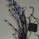 TAILERRI Solar Christmas Pathway Lights for Outside, 4 Pack Artificial Tree Snowflake Stake Lights, Waterproof Christmas Decorations for Yard Garden Patio Party Winter Decor (Multi-Colored)