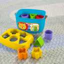 Fisher-Price Stacking Toy Baby's First Blocks Set of 10 Shapes for Sorting Play for Infants Ages 6+ Months