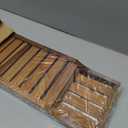 VaeFae Teak Bathtub Tray, Wooden Bath Caddy for Bathtub, Bath Tub Wood Table for Tub, 39.8" x 6" x 1.8"