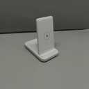 Wireless Charger for Samsung/Android, HOLYJOY Foldable 3 in 1 Fast Charging Station/Stand/Multi Charger for Samsung S25 Ultra/S24/Note 20, Travel Pad for Galaxy Watch 7/6/5/4/Active 2, For Buds(White)
