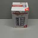 360 Rotating Spice Rack with 16 Glass Jars  Stainless Steel Countertop Seasoning Organizer with Airtight Lids, Labels, Funnel & Gift Box  Kitchen Storage for Herbs & Spices