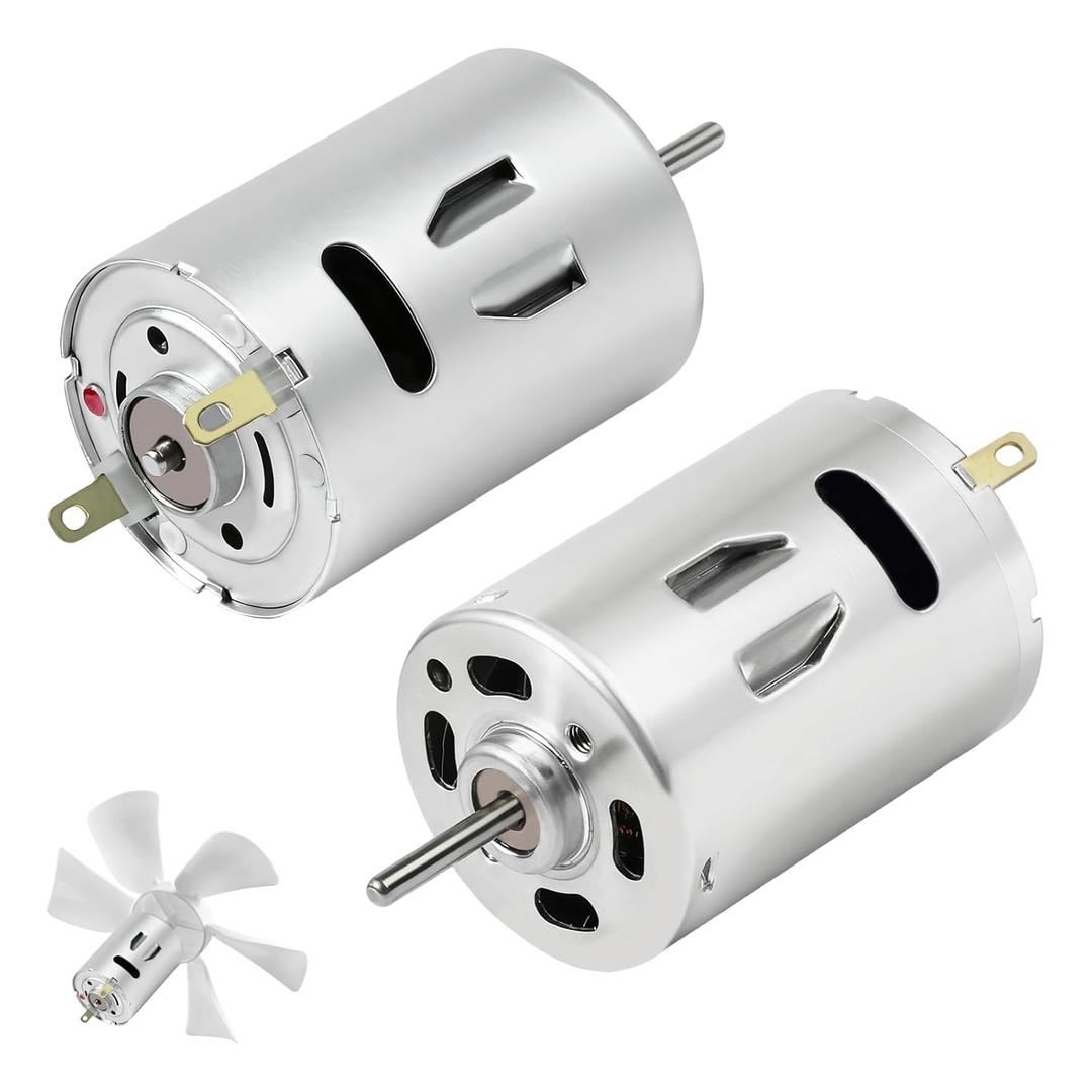 2 Pcs BVD0218-00 12V DC Fan Motor Fit for Ventline, RV Vent Replacement Motor, Compatible with Bathroom Roof Exhaust Fans & Vent Accessories