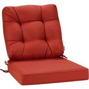 JMGBird Outdoor Chair Cushions Set - 22"x22" Deep Seat & Back Cushions, Water-Resistant Tufted Pillows for Patio Furniture