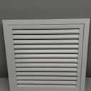 PATIKIL 20" x 20" Aluminum Return Grille, Return Air Vent Cover Linear Bar Removable Grille with Mesh Filter for Sidewall Wall Ceiling Floor HVAC System, White