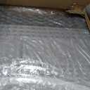 OIAHOMY Laundry Hamper with Lid, 140L Clothes Hamper with 3 Removable Liner Bags, Foldable Basket with Lid, Synthetic Wicker Laundry Basket for Bedroom, 27x 13 x 26 Inches, Grey