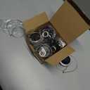 8 Pack Solar Outdoor Fairy Star Firefly Jar Lids Lights,Solar Fairy String Lids LightsNo Jars,Waterproof Lantern Mason String Solar Lights with Hangers for Regular Mouth Jars (Multicolor)