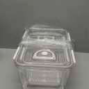 Bread Box for Kitchen Countertop, 2 Pack Airtight Bread Storage Container,Time Recording Bread Holder with Lid,Bread Keeper for Homemade Bread, Toast, Bagel, Donut and Cookies(White)