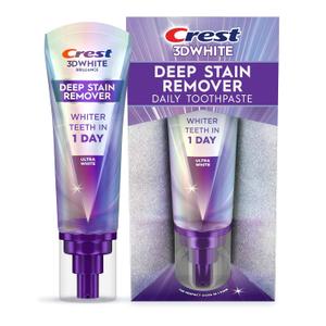 Crest 3DWhite Brilliance Deep Stain Remover Ultra White Toothpaste - 3.1oz