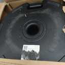 Home Zone Living 40lb Round Fillable Patio Umbrella Base Stand, 18in