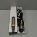 Ionic Thermal Brush Blowout Hot Brush 1.5 Inch Heat Hair Curling Brush 30s Fast Heated Round Brush Hair Styling Brush Dual Voltage Hot Curling Iron Brush for Easy Blowouts Styling