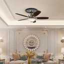 EIFHYT Molded PU Ceiling Medallion for Light Fixtures and Ceiling Fans, 13.1"OD x 4"ID x 1"P (Fits Canopies up to 10.25") Black