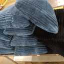 Boneless Couch, 4 L Shaped Blue Pieces, 1 Black Long Piece