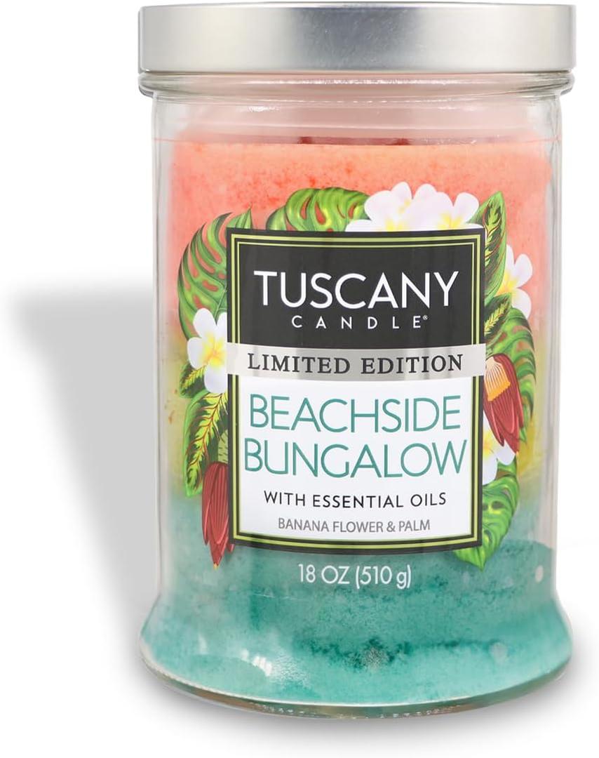 Tuscany Candle Beachside Bungalow: Banana Scented Summer Candle, 18 oz