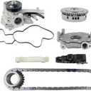 GELUOXI 5.7 Hemi Timing Chain Kit w/Oil Pump & Water Pump 53022243AF, 53021622BF, 68346912AA, 9-0750S Replacement for Dodge Ram 1500 2500 3500 V8 5.7L 2009-2015