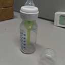 Dr. Browns Natural Flow Anti-Colic Options+ Narrow Glass Baby Bottle 8 oz/250 mL, with Level 1 Slow Flow Nipple, 0m+