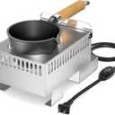 Lead Melting Pot, 5 lbs Electric Lead Melter with Long Handle & Pouring Spout, 750 Max  Ideal for Fishing Sinkers, Bullet Casting, and DIY Metal Crafts