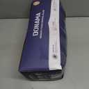 DONAMA Cervical Pillow for Neck and Shoulder,Contour Memory Foam Pillow,Ergonomic Neck Support Pillow for Side Back Stomach Sleepers with Pillowcase (Queen Size 24.8"Lx14.96"Wx5.51"H, Light Grey)