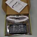 Magnifying Glass with Light, 1.5X-5.0X Magnifying Glasses, Rechargeable Magnifier Headset with Light, Head Magnifier with 4 Detachable Lenses, Magnify Glasses for Close Work Crafts Jewelry