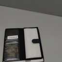 MONASAY Wallet Case Fit for Samsung Galaxy S24 Ultra 5G[Lens & Glass Screen Protector] [RFID Blocking] Flip Folio Leather Cell Phone Cover with Credit Card Holder, 6.8 inch, Black