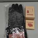 JS LifeStyle Heated Gloves for Men Women HG02,7.4V 3000mAh Rechargeable Battery Soft with Touch Screen and Light-Off Design for Winter Driving Cycling Motorcycle, Size Large