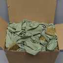 100 Pcs Spandex Chair Sashes Bows with Rhinestone Ring Buckle Slider Elastic Universal Bowknot Chair Cover Bands Ties for Wedding Banquet Ceremony Event Party Decoration (Sage Green)