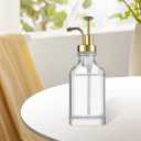 Refillable Glass Kitchen Soap Dispenser,
