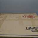 Keonjinn 24 x 32 Inch Medicine Cabinet Mirror, Assembly Required, Large White Medicine Cabinets for Bathroom, Stepless Adjustable Shelves, Tempered Glass, Soft Closing, Recessed or Wall Mount