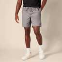 Amazon Essentials Men's 8" Inseam Relaxed-Fit Drawstring Walk Shorts (Available in Plus Size) (Gray, XXL)